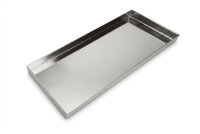 Plateau à viande en inox | 75x25x4cm