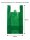 Sacs bretelles | Couleur vert |  HDPE en liasse | 30+20x60cm | Carton principal 1000 pcs (10x100)