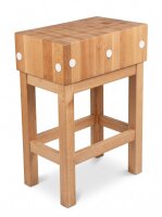 Slagershakblok van massief beukenhout | 50x70x94cm | met...