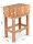Butchers chopping block made of solid beech wood | 50x70x94cm | with base frame
