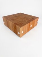 Slagershakblok van massief beukenhout | 60x60x20cm |...