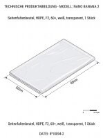 Side gusset bags | HDPE | F2 | 60+40x80cm | White |...