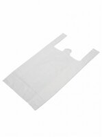 Sacs bretelles blancs | ELITE | En bloc | 25+12x45cm |...