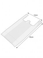 Sacs bretelles blancs | ELITE | En bloc | 25+12x45cm |...