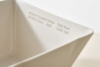 Melamin Quadrat Schale | 30x30x12,5cm | Weiß | Setta Bowl | CODE 509